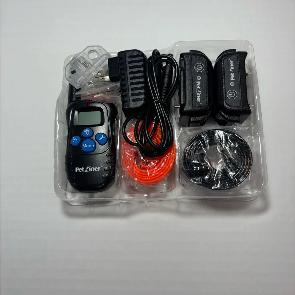 PETRAINER DOG TRAINING COLLAR RECHARGEABLE & WATERPROOF 1 FOR 2 PET998DBB New